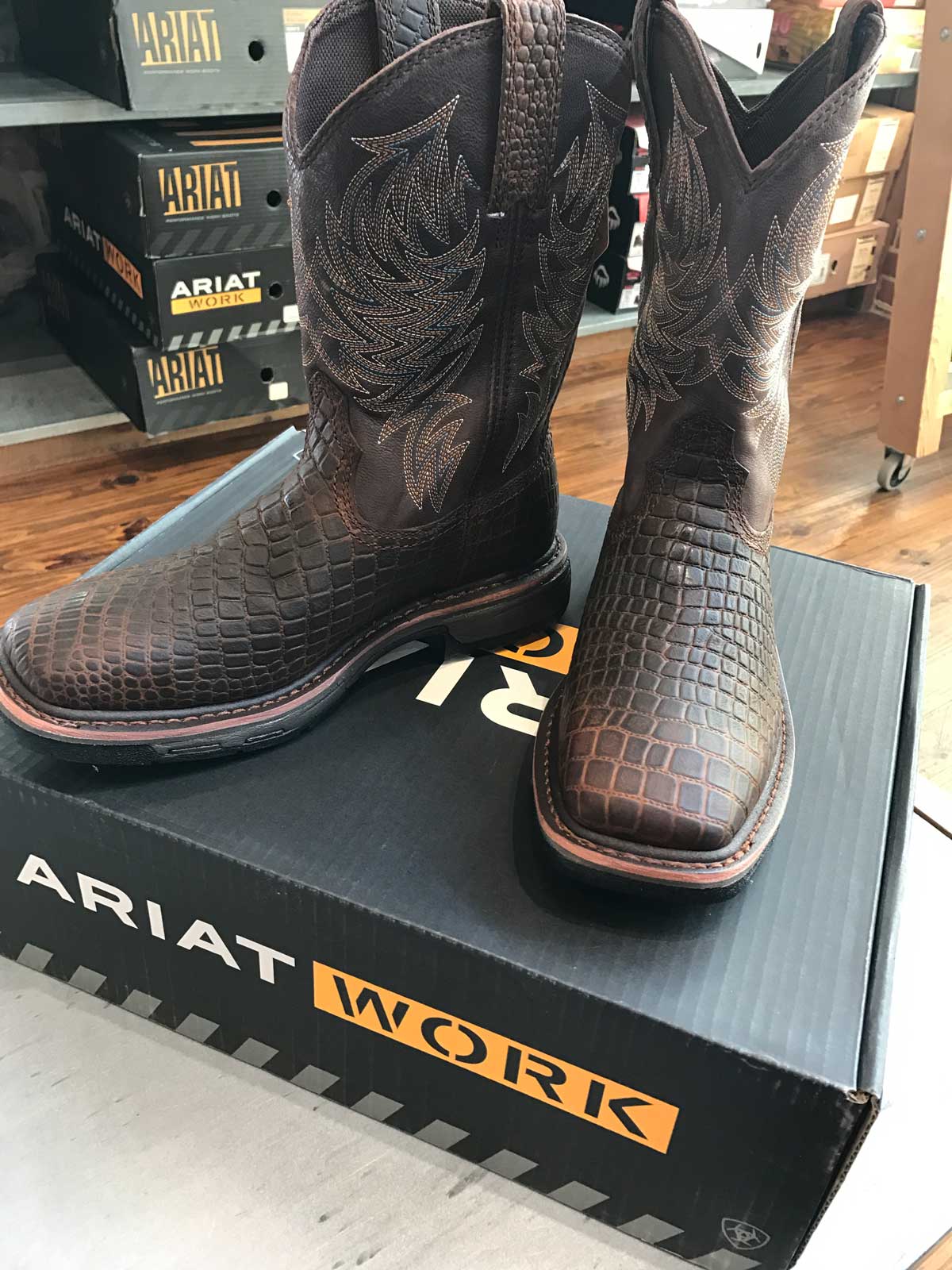 Ariat on sale crocodile boots