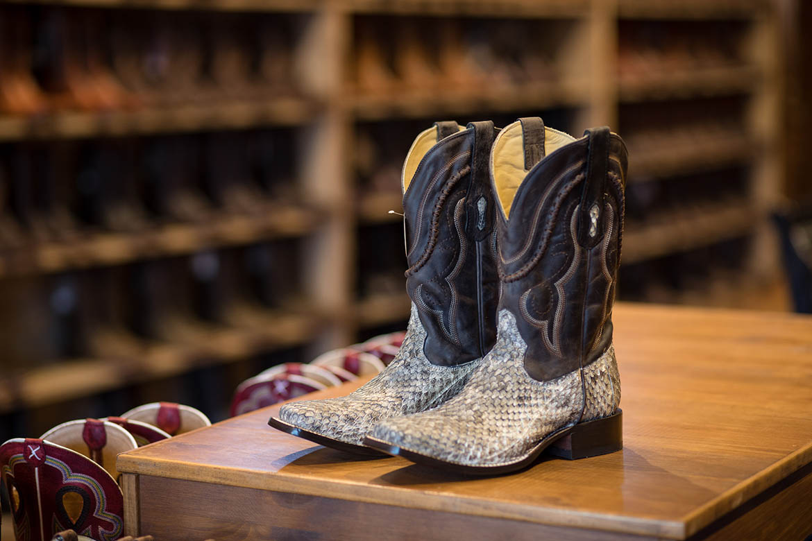different styles of cowboy boots