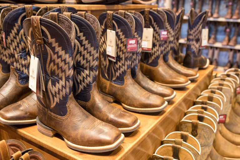 different styles of cowboy boots